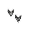 Cauchemar Studs Bat Earrings by Alchemy Gothic