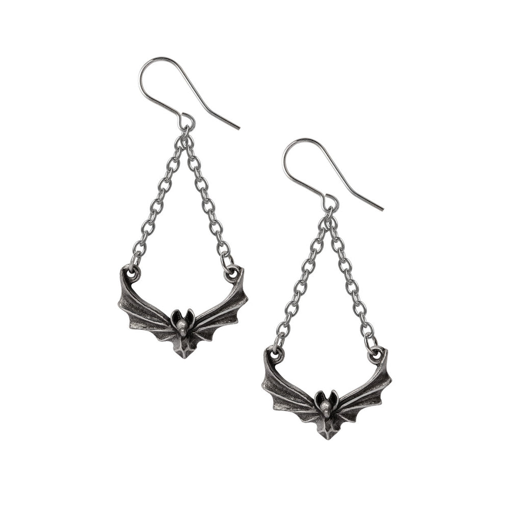 The Attic Bat Earrings by Alchemy Gothic