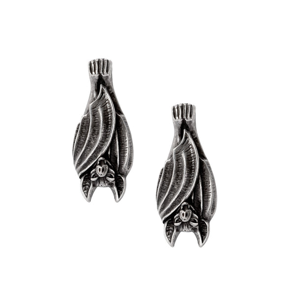 Before Dusk Bat Earrings by Alchemy Gothic