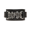 AC/DC Logo Black Leather Wriststrap Bracelet by Alchemy Gothic