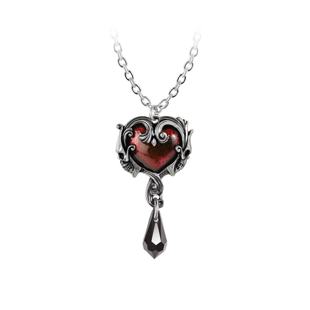 Believe by Brilliance Women's Crystal Heart Set in Fine Silver Plated Brass  - Walmart.com