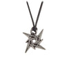 Metallica Ninja Star Pendant Necklace by Alchemy Gothic