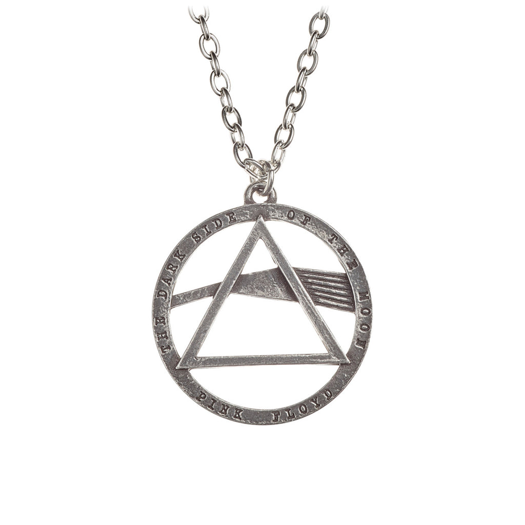 Pink Floyd Dark Side Prism Pendant Necklace by Alchemy Gothic