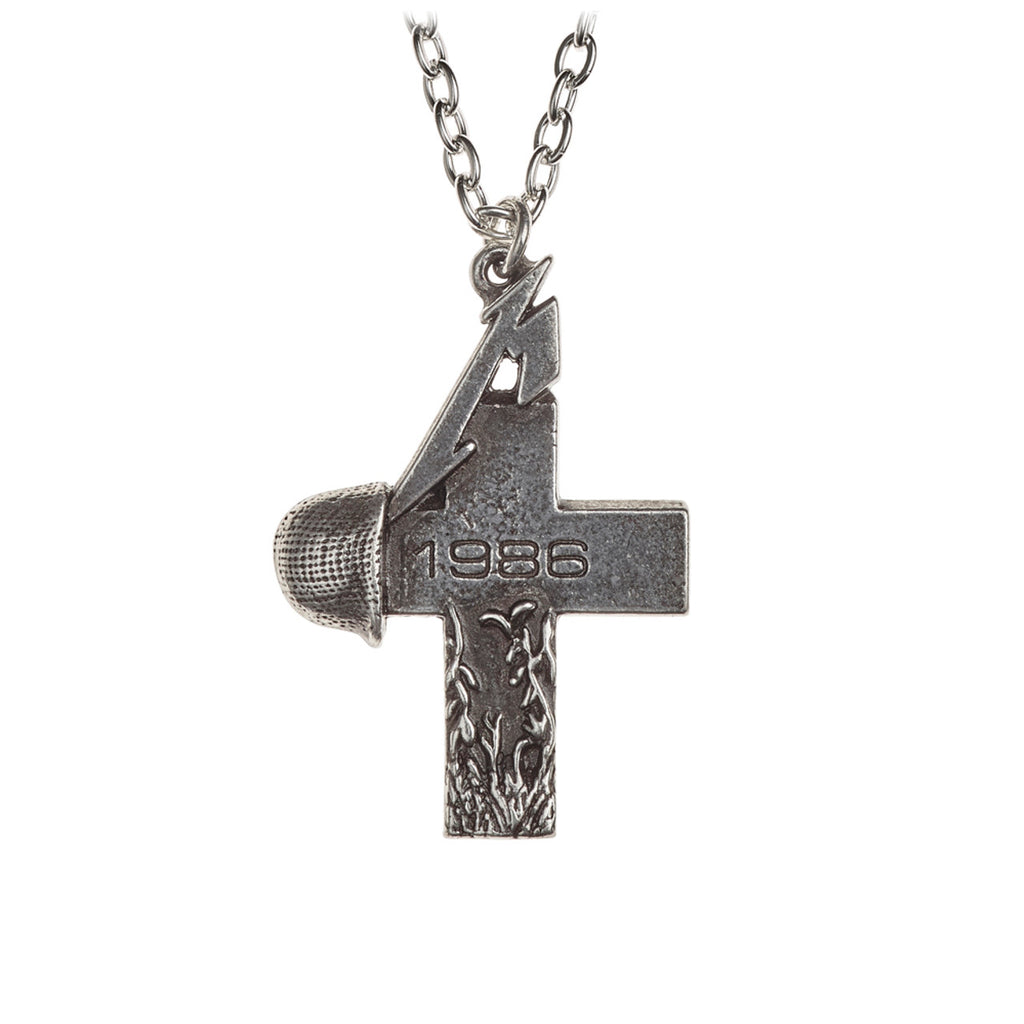 Metallica Master of Puppets Cross Pendant Necklace by Alchemy Gothic