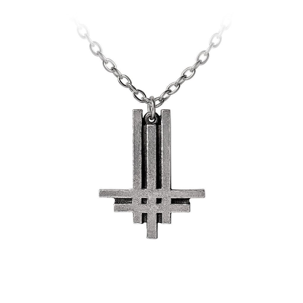 Behemoth Cross Pendant Necklace by Alchemy Gothic