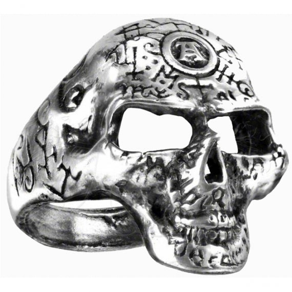 Omega Skull Ring by Alchemy Gothic