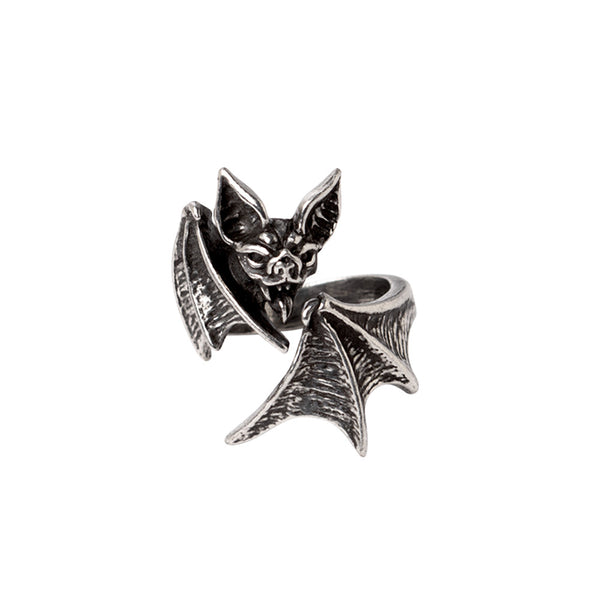 Nighthawk Bat Ring by Alchemy Gothic