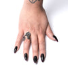 Fafnirok Viking Dragon Wrap Ring by Alchemy Gothic