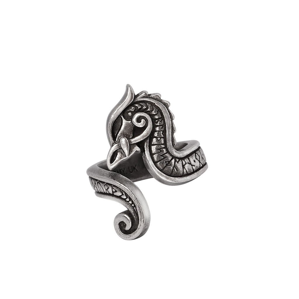 Fafnirok Viking Dragon Wrap Ring by Alchemy Gothic