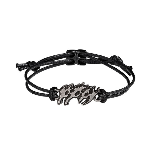 Poppy Logo Wrist Strap Bracelet by Alchemy Gothic