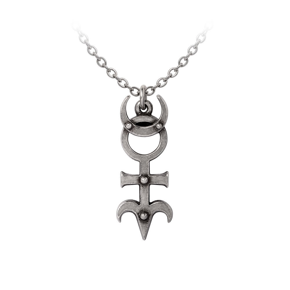 Dr. Dee's Monad Symbol Pendant Necklace by Alchemy Gothic