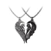 Dark Chemical Companions Angel and Demon Pendant Necklace by Alchemy Gothic