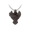 The Augurium Raven Locket Necklace by Alchemy Gothic