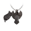 The Augurium Raven Locket Necklace by Alchemy Gothic