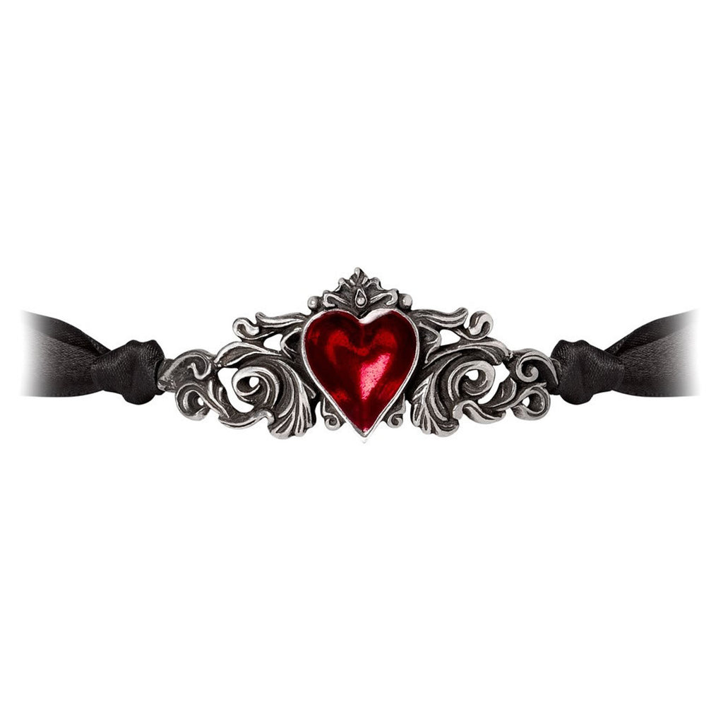 Betrothal Choker Heart Necklace by Alchemy Gothic