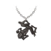 Black Paddock Dead Frog Pendant by Alchemy Gothic