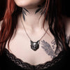 Mystic Moon Cat Pendant Necklace by Alchemy Gothic