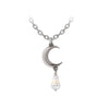 Tears of the Moon Crystal Pendant Necklace by Alchemy Gothic