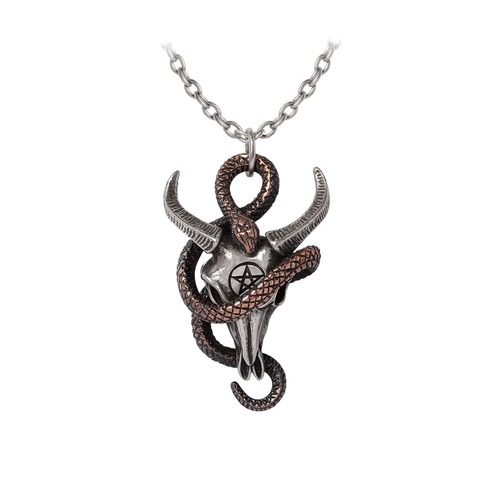 Servant of Baphomet Snake Pendant by Alchemy Gothic