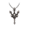 Deadly Trident Pendant Necklace by Alchemy Gothic