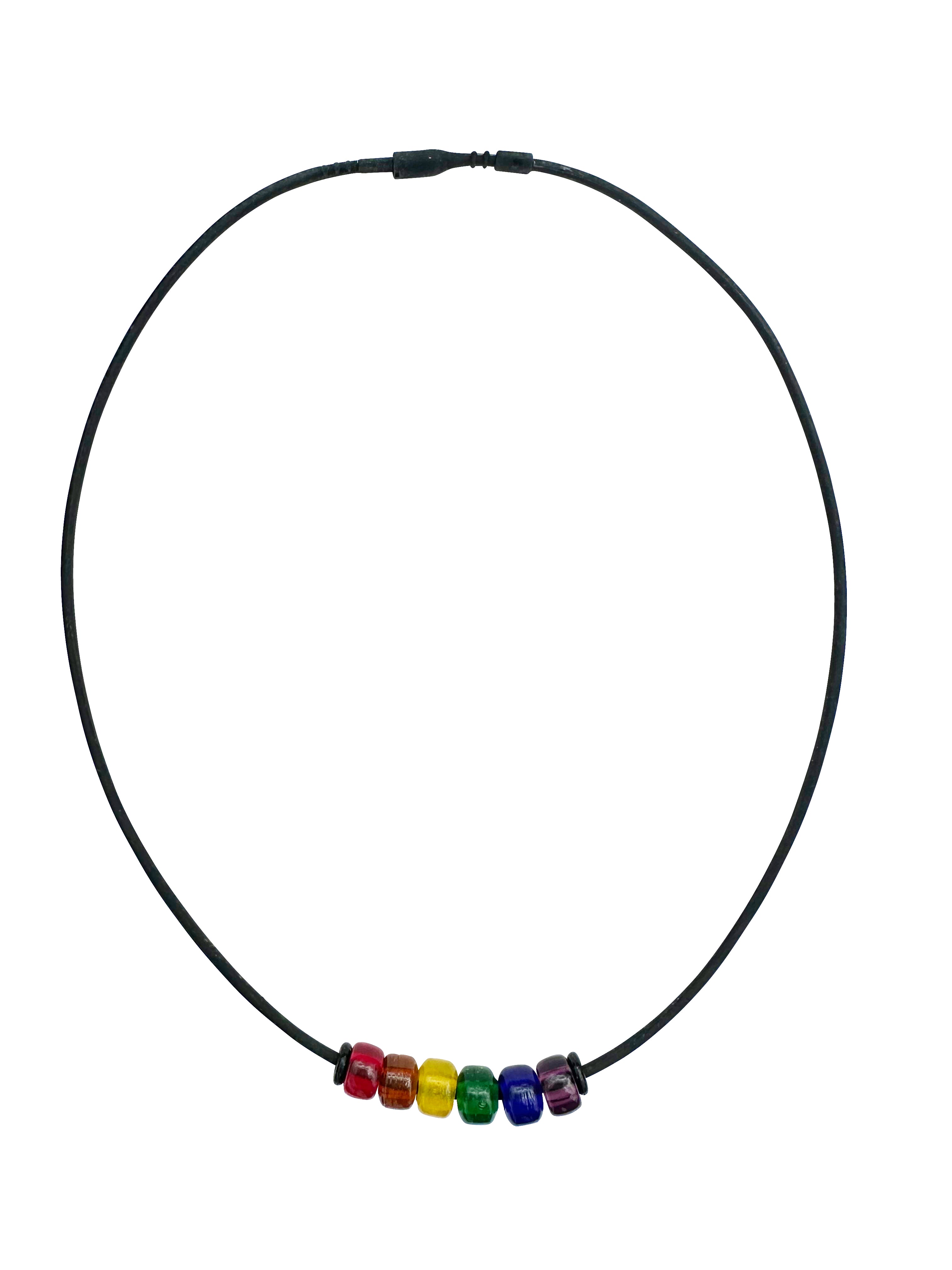 Girls Rainbow Pendant Beaded Necklace | SHEIN IN