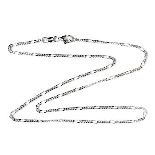 1.8mm Sterling Silver Figaro Necklace Chain