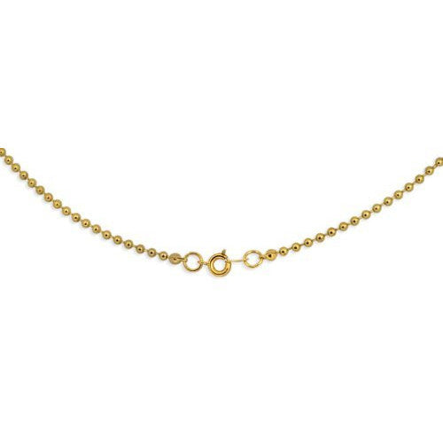 Goldplated 2.4mm Ball Chain Necklace