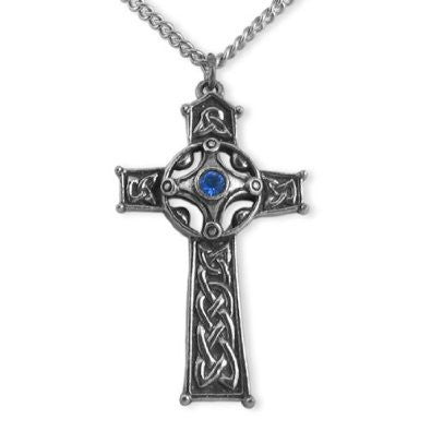 Ambrosius Celtic Cross Pendant Necklace