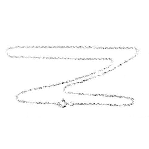 1.4mm Sterling Silver Double Rope Chain Necklace