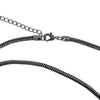 Gunmetal 3mm Calypso Snake Chain Necklace - 18"