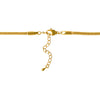 Gold Plated 3.3mm Calypso Snake Chain Necklace with Extra Durable Protective Finish, 18"-20"