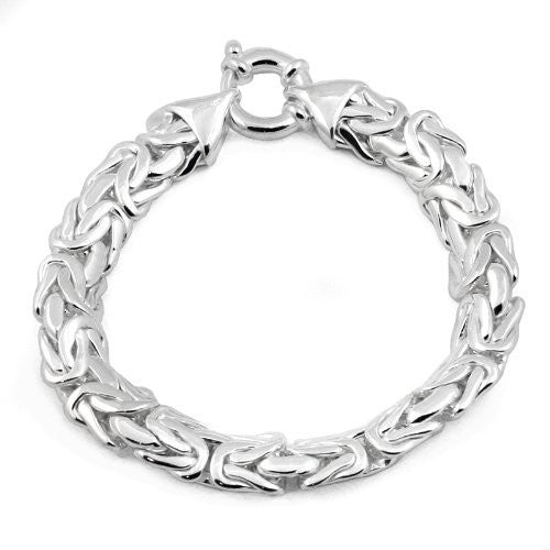 Byzantine Bracelet Man Silver Bracelet Gothic Bracelet 