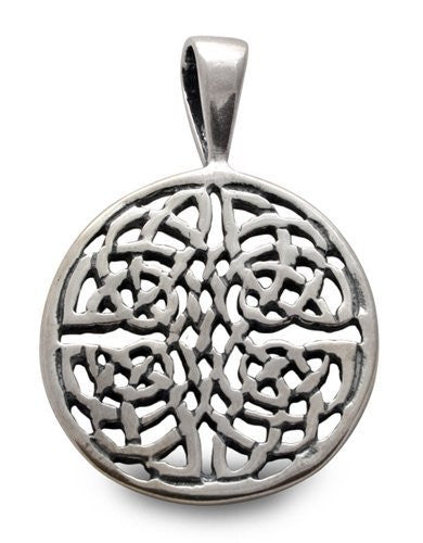 Celtic Circle Sterling Silver Pendant Charm