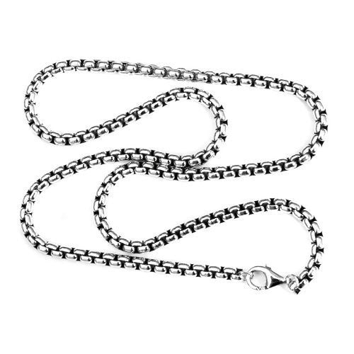Sterling Silver Round Box Chain | Karlas Jewelry & Gifts