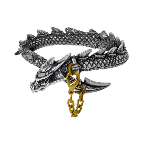 Dragons Lure Bangle Bracelet by Alchemy Gothic