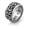 Runeband Ring Nordic/Viking "Poetry is in Battle" Runes by Alchemy Gothic
