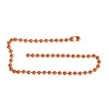 6.3mm Large Bright Copper Ball Chain Mens Necklace