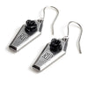 RIP Black Rose Coffin Earrings by Alchemy Gothic