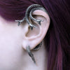 Khthonis Snake Ear Wrap by Alchemy Gothic