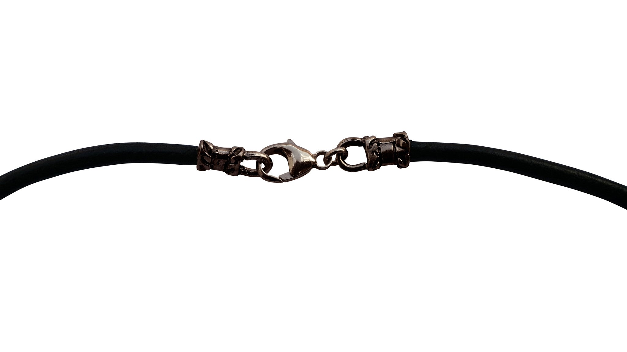 Metro Jewelry Genuine Black Leather Smooth and Thin Rope
