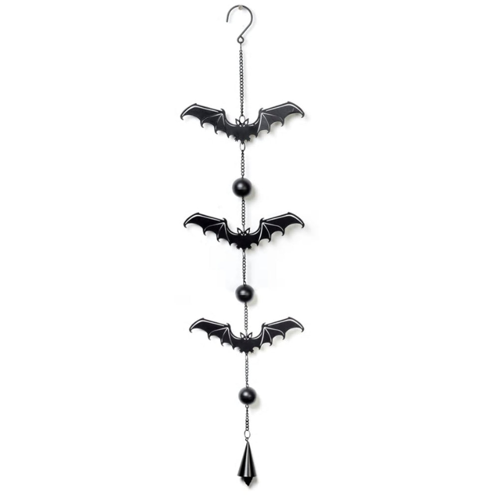 Black Gothic Bat Hanging Decoration by Alchemy Gothic