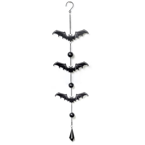 Black Gothic Bat Hanging Decoration by Alchemy Gothic