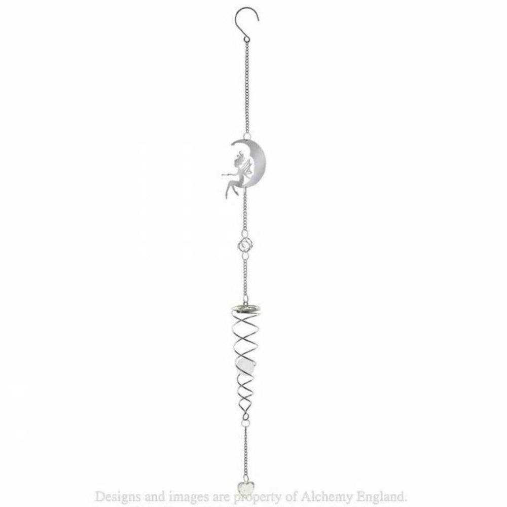 Fairy Moon Wind Spiral Hanging Decoration by Alchemy Gothic