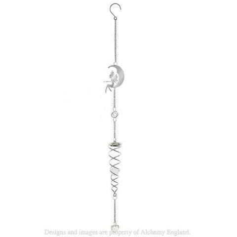 Fairy Moon Wind Spiral Hanging Decoration by Alchemy Gothic