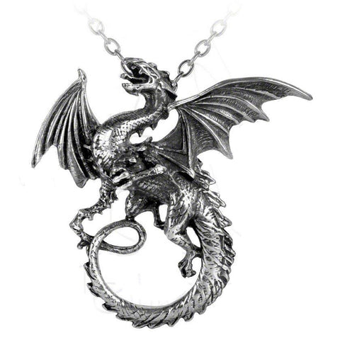 Whitby Wyrm Alchemy Gothic Dragon Necklace