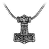 Bindrune Hammer Pendant Viking Necklace by Alchemy Gothic