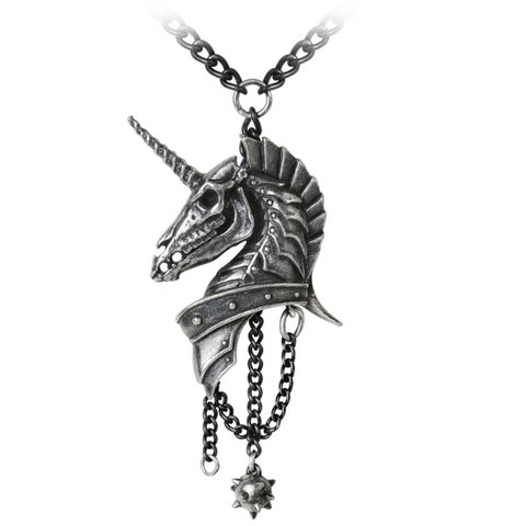 Geistalon Pendant Unicorn Skeleton Necklace by Alchemy Gothic