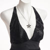 Black Star Pendant Pentagram Alchemy Gothic Necklace