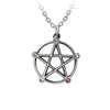 Wiccan Elemental Pentacle Necklace by Alchemy Gothic