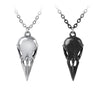 Coeur Crane Pendant Alchemy Gothic Matching Couples Raven Skull Necklaces